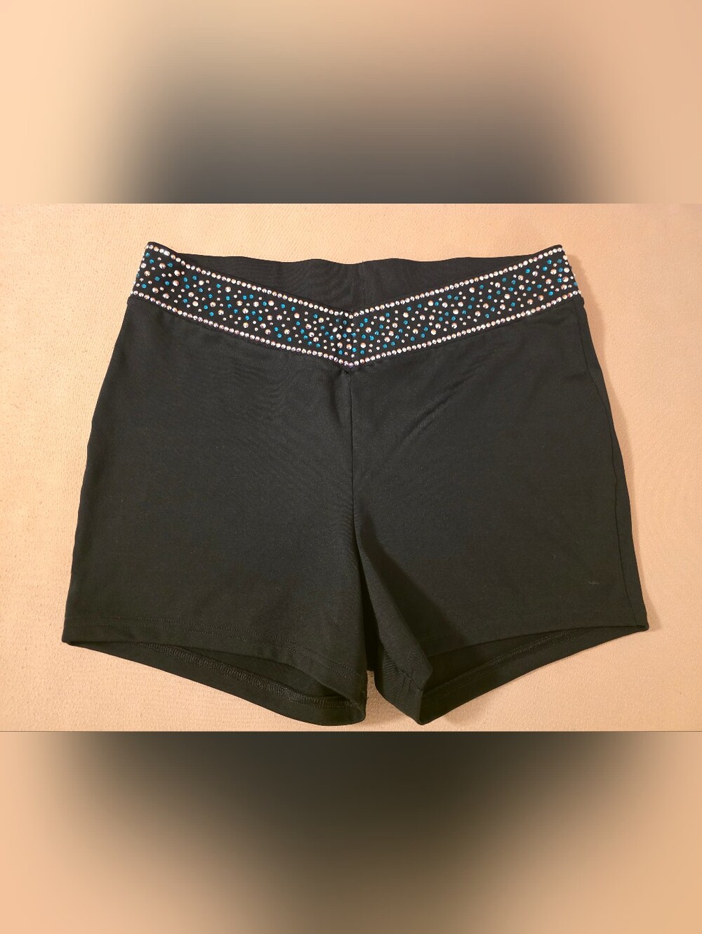 Senior Elite Rhinestone Shorts - Picture 1 of 1
